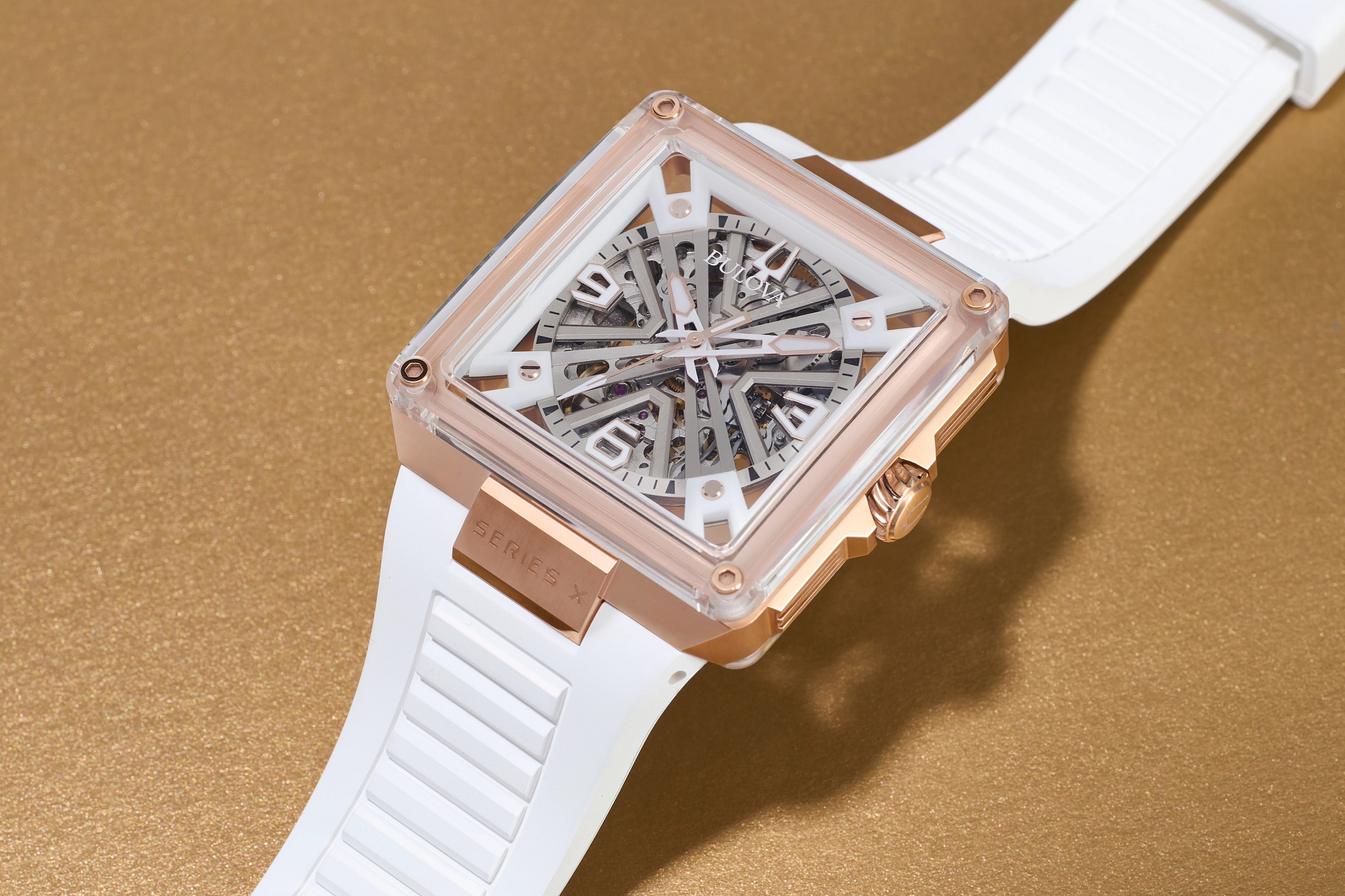 White Dial HNBR Rubber Marc Anthony Series X 97A194 | Bulova